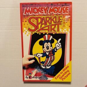 Mickey Mouse Sparkle Art by Colorforms - Red and Yellow